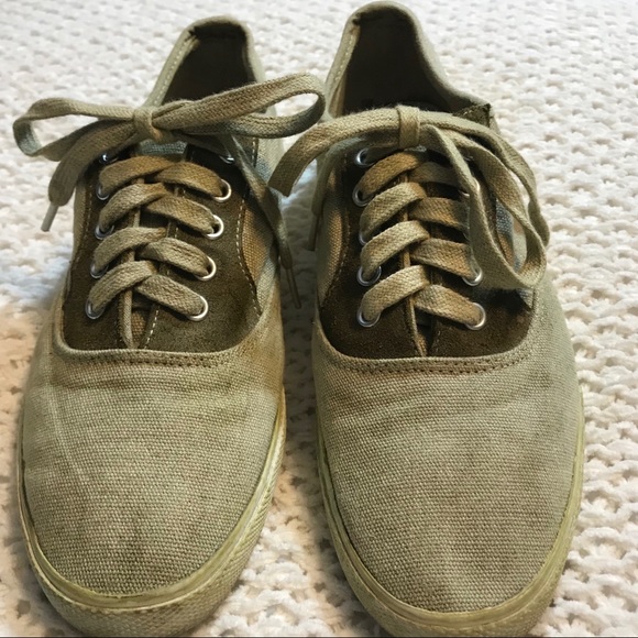 SOLD BED STU Distressed Canvas Sneaker • Size 8 - Picture 3 of 6
